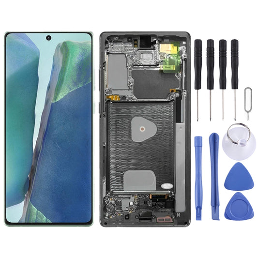 Écran LCD et numériseur complet avec châssis pour Samsung Galaxy Note 20 4G SM-N980 (Vert), Samsung Galaxy Note 20 4G (Or), Samsung Galaxy Note 20 4G (Argent)
