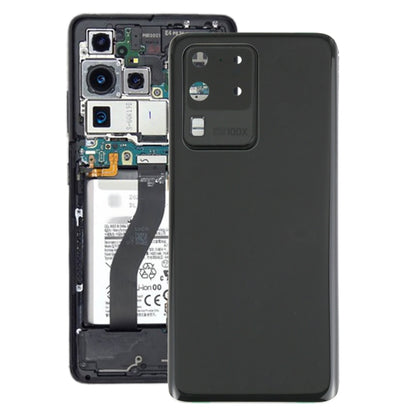 Pour le couvercle arrière de batterie Samsung Galaxy S20 Ultra avec cadre d'objectif d'appareil photo, pour Samsung Galaxy S20 Ultra (avec cache d'appareil photo)