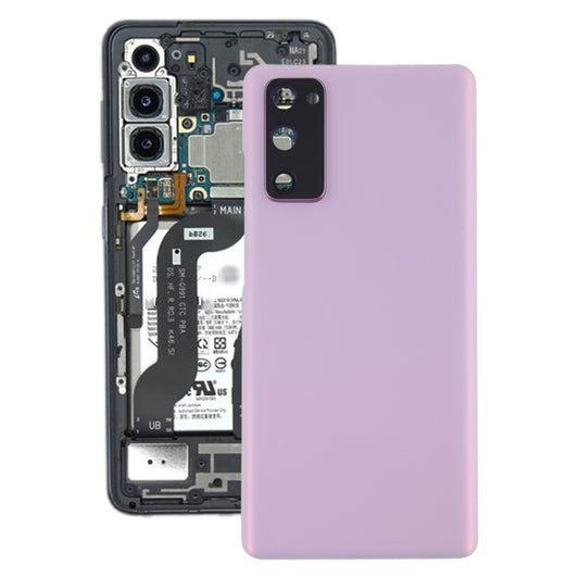 Pour la coque arrière de batterie Samsung Galaxy S20 FE avec cadre d'objectif d'appareil photo, pour Samsung Galaxy S20 FE (avec cache d'appareil photo)