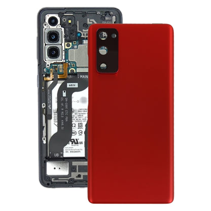 For Samsung Galaxy S20 FE Battery Back Cover with Camera Lens Cover , For Samsung Galaxy S20 FE(with Camera Cover)