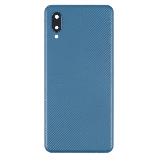 Pour Samsung Galaxy A02 Cache batterie arrière avec cadre d'objectif d'appareil photo, Pour Samsung Galaxy A02, Pour Samsung Galaxy A02 (Avec objectif d'appareil photo)