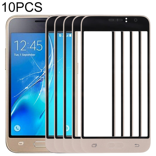 Lot de 10 lentilles extérieures en verre pour écran avant de Samsung Galaxy J1 (2016) / J120
