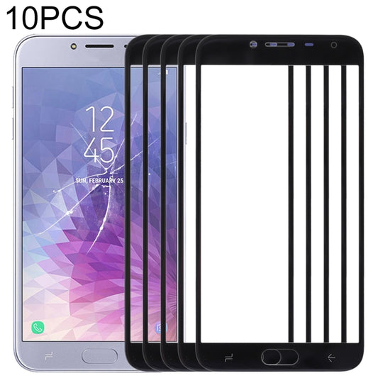 Pour Samsung Galaxy J4 (2018) 10 lentilles externes d'écran avant en verre, pour Samsung Galaxy J4 (2018), pour Samsung Galaxy J4 2018 (10 pièces)