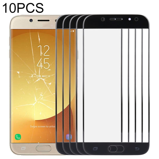 Lot de 10 lentilles extérieures en verre pour écran avant de Samsung Galaxy J7 (2017) / J730