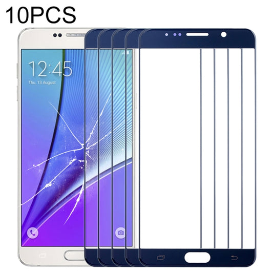 Lot de 10 lentilles extérieures en verre pour écran avant de Samsung Galaxy Note 5