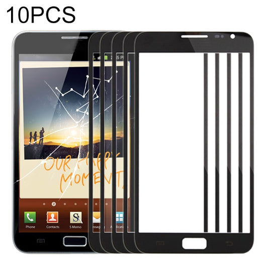 Lot de 10 lentilles extérieures en verre pour écran avant, pour Samsung Galaxy Note N7000/i9220