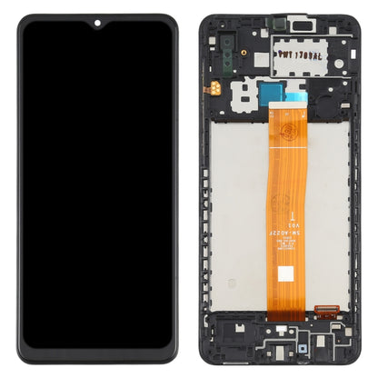 Original LCD Screen and Digitizer Full Assembly with Frame for Samsung Galaxy A02 SM-A022, For Samsung Galaxy A02 (Original)
