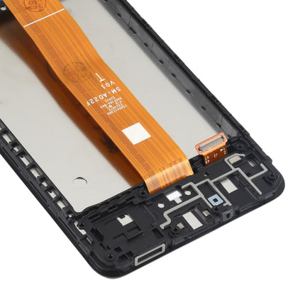 Original LCD Screen and Digitizer Full Assembly with Frame for Samsung Galaxy A02 SM-A022, For Samsung Galaxy A02 (Original)