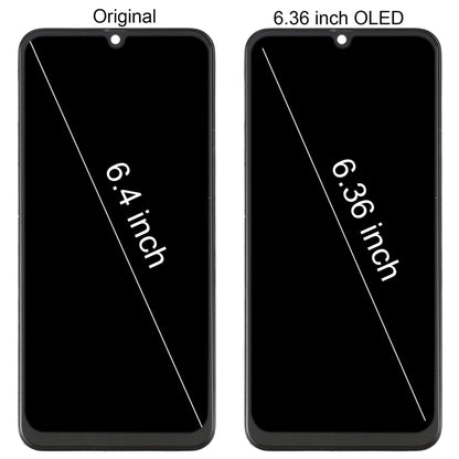 6.36 inch OLED Material LCD Screen and Digitizer Full Assembly with Frame for Samsung Galaxy M21 SM-M215, For Samsung Galaxy M21 (6.36 inch OLED)