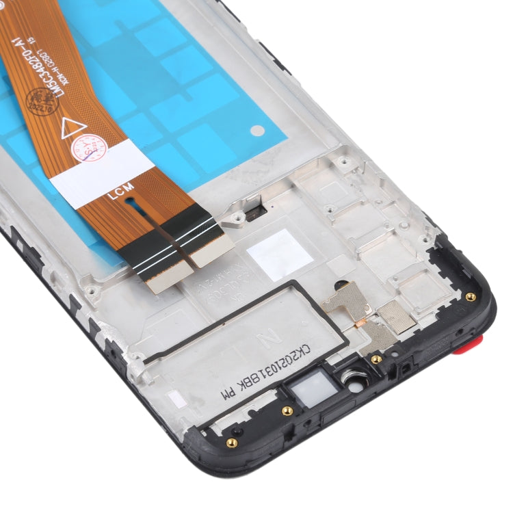 TFT Material LCD Screen and Digitizer Full Assembly With Frame for Samsung Galaxy M02s, For Samsung Galaxy M02s