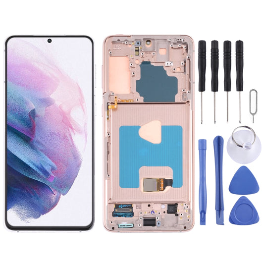 Écran LCD et numériseur complet d'origine avec châssis pour Samsung Galaxy S21+ 5G SM-G996 (Original)