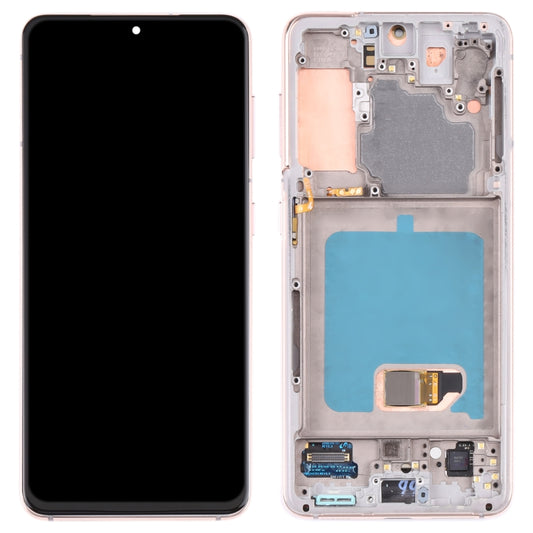 Écran LCD et numériseur d'origine avec châssis pour Samsung Galaxy S21 4G/S21 5G SM-G990 SM-G991
