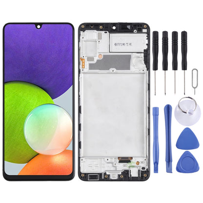 incell Material LCD Screen and Digitizer Full Assembly with Frame for Samsung Galaxy A22 4G, For Samsung Galaxy A22 4G(incell)