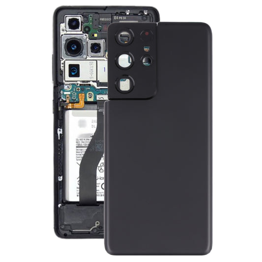 Pour la coque arrière de batterie Samsung Galaxy S21 Ultra 5G avec cadre d'objectif d'appareil photo, pour Samsung Galaxy S21 Ultra 5G (avec cache d'appareil photo)