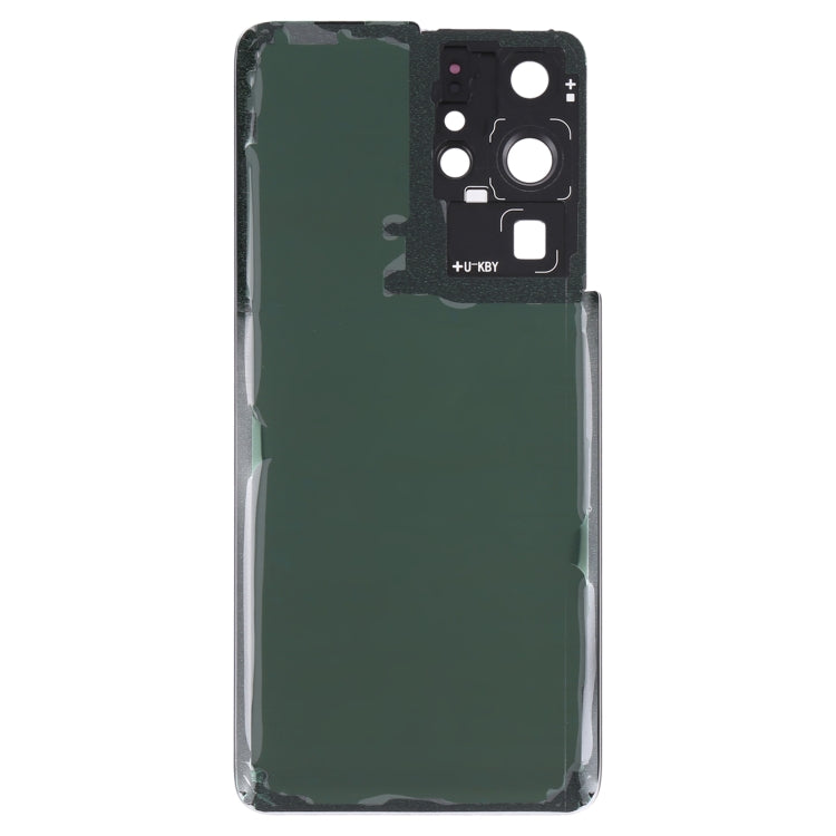 Pour la coque arrière de batterie Samsung Galaxy S21 Ultra 5G avec cadre d'objectif d'appareil photo, pour Samsung Galaxy S21 Ultra 5G (avec cache d'appareil photo)