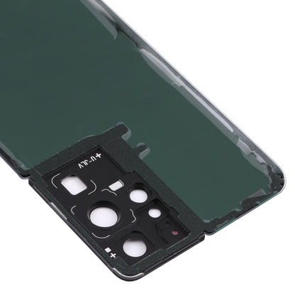 Pour la coque arrière de batterie Samsung Galaxy S21 Ultra 5G avec cadre d'objectif d'appareil photo, pour Samsung Galaxy S21 Ultra 5G (avec cache d'appareil photo)