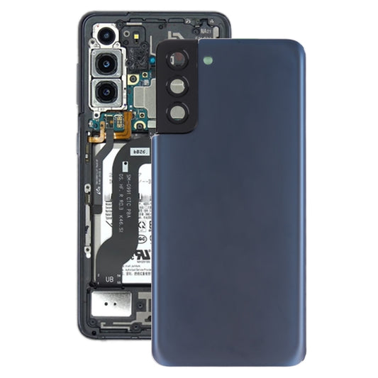 Pour la coque arrière de batterie Samsung Galaxy S21+ 5G avec cadre d'objectif d'appareil photo, pour Samsung Galaxy S21+ 5G (avec cache d'appareil photo)