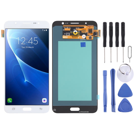 Écran LCD OLED et numériseur complet pour Samsung Galaxy J7 (2016) SM-J710, pour Galaxy J7 (2016) (OLED), pour Samsung Galaxy J7 (2016) (matériau OLED)