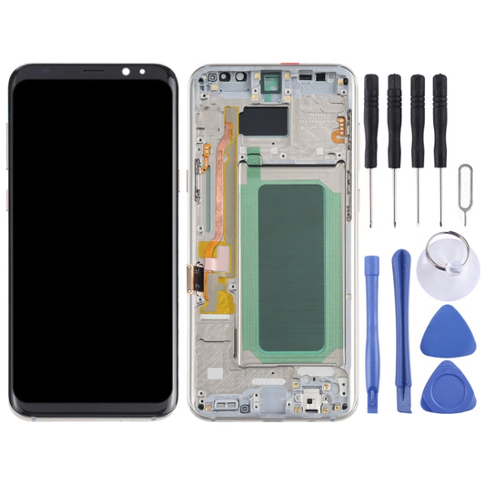 OLED Material LCD-Bildschirm und Digitizer Vollständige Baugruppe mit Rahmen für Samsung Galaxy S8+ SM-G955, Für Samsung Galaxy S8+, Für Samsung Galaxy S8+(OLED)