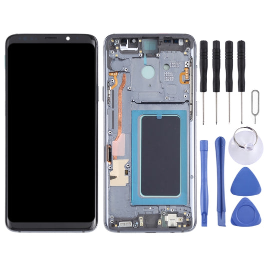 Écran LCD OLED et numériseur complet avec châssis pour Samsung Galaxy S9+ SM-G965, pour Samsung Galaxy S9+ (OLED), pour Samsung Galaxy S9+ (matériau OLED)