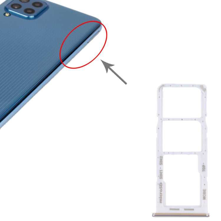 For Samsung Galaxy M32 5G SM-M326B Original SIM Card Tray + SIM Card Tray + Micro SD card tray, For Samsung Galaxy M32 5G(Original)