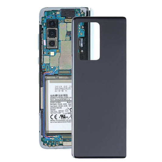 Coque arrière en verre pour Samsung Galaxy Z Fold2 5G SM-F916B, pour Samsung Galaxy Z Fold2 5G