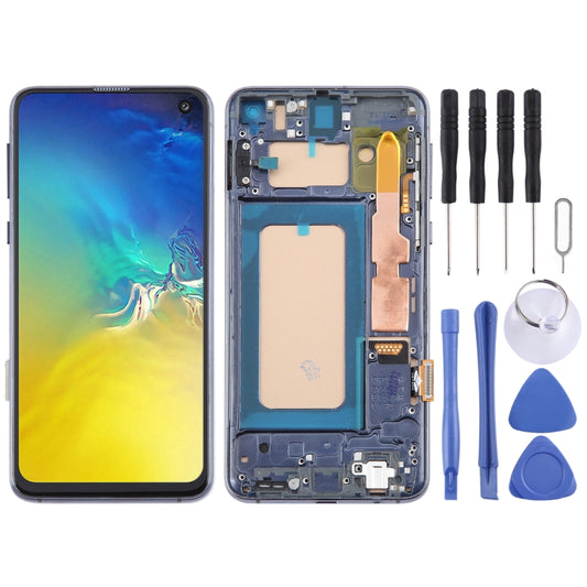 TFT LCD Screen For Samsung Galaxy S10e SM-G970 Digitizer Full Assembly with Frame, For Samsung Galaxy S10e（OLED）