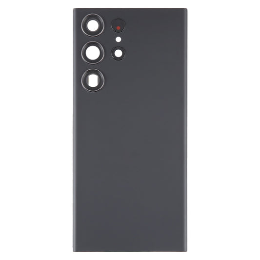 Pour Samsung Galaxy S23 Ultra SM-S918 Verre cache-batterie arrière avec cadre d'objectif de caméra, pour Samsung Galaxy S23 Ultra (avec cache-caméra)