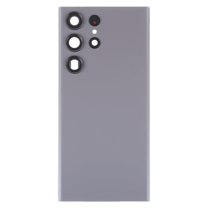 For Samsung Galaxy S23 Ultra SM-S918 Glass Battery Back Cover with Camera Lens Frame, For Samsung Galaxy S23 Ultra(with Camera Cover)