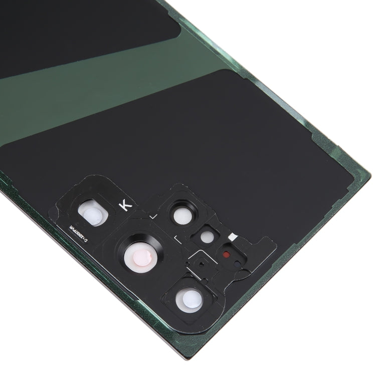 For Samsung Galaxy S23 Ultra SM-S918 Glass Battery Back Cover with Camera Lens Frame, For Samsung Galaxy S23 Ultra(with Camera Cover)