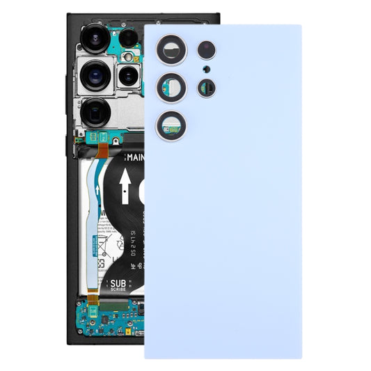 Pour Samsung Galaxy S24 Ultra SM-S928B Coque arrière de batterie d'origine avec cache d'objectif d'appareil photo, Pour Samsung Galaxy S24 Ultra (avec objectif d'appareil photo), Pour Samsung Galaxy S24 Ultra (avec cadre d'objectif d'appareil photo)