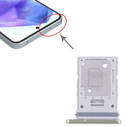 For Samsung Galaxy A55 SM-A556B Original SIM Card Tray + SIM / Micro SD Card Tray