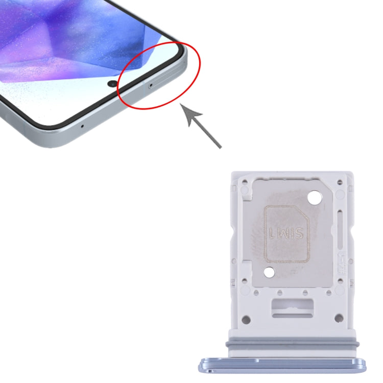 For Samsung Galaxy A55 SM-A556B Original SIM Card Tray + SIM / Micro SD Card Tray, For Samsung Galaxy A55