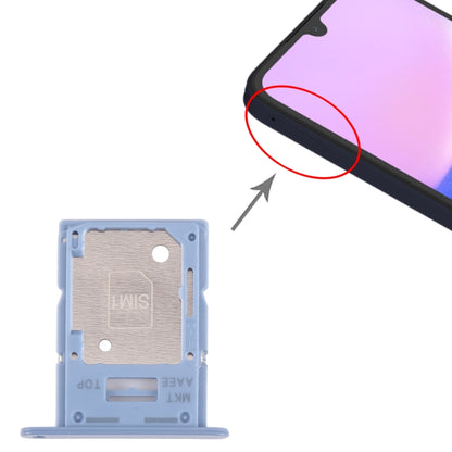 For Samsung Galaxy A15 4G SM-A155F Original SIM Card Tray + SIM / Micro SD Card Tray
