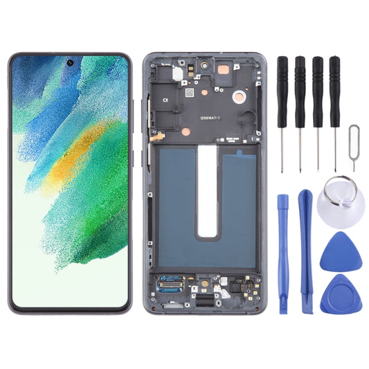 Écran LCD d'origine complet avec châssis pour Samsung Galaxy S21 FE 5G SM-G990B