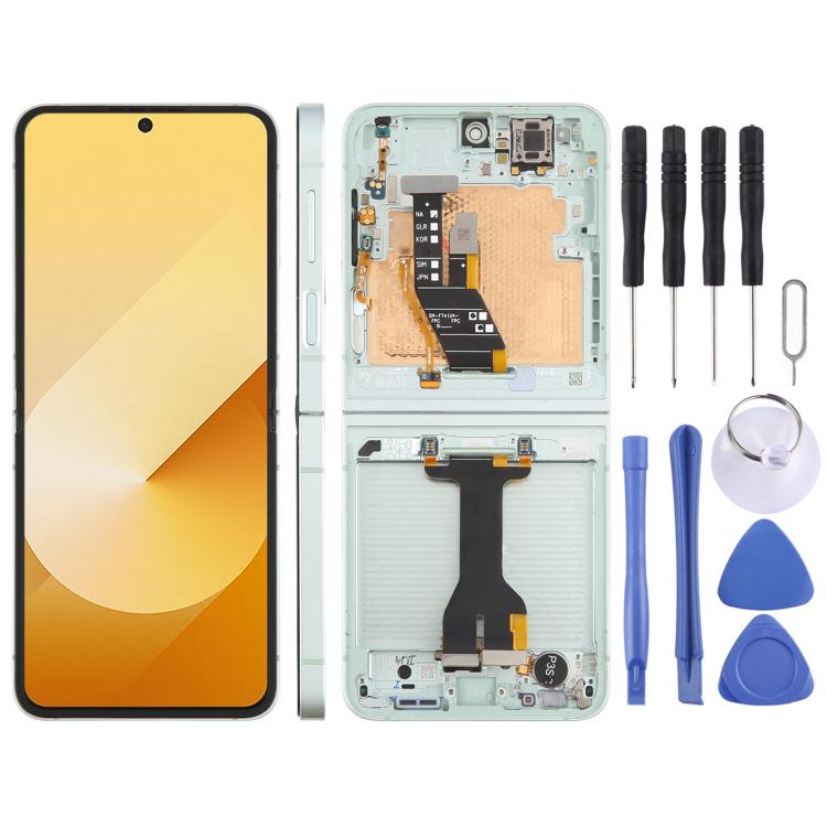 Pour Samsung Galaxy Z Flip6 SM-F741B Écran LCD d'origine, numériseur, assemblage complet avec cadre, pour Samsung Galaxy Z Flip6, pour Samsung Galaxy Z Flip6 (Original)