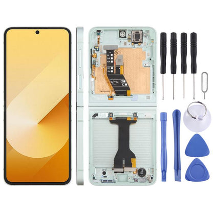 Pour Samsung Galaxy Z Flip6 SM-F741B Écran LCD d'origine, numériseur, assemblage complet avec cadre, pour Samsung Galaxy Z Flip6, pour Samsung Galaxy Z Flip6 (Original)