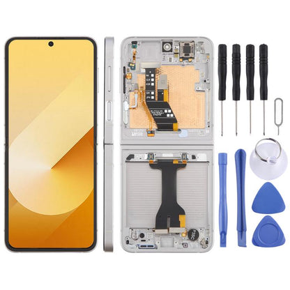 Pour Samsung Galaxy Z Flip6 SM-F741B Écran LCD d'origine, numériseur, assemblage complet avec cadre, pour Samsung Galaxy Z Flip6, pour Samsung Galaxy Z Flip6 (Original)