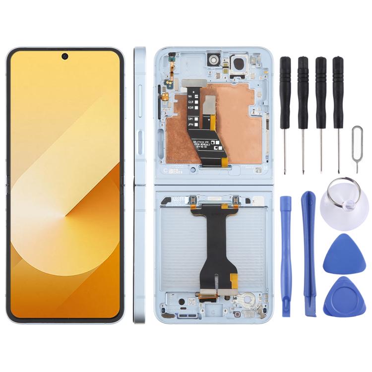 Pour Samsung Galaxy Z Flip6 SM-F741B Écran LCD d'origine, numériseur, assemblage complet avec cadre, pour Samsung Galaxy Z Flip6, pour Samsung Galaxy Z Flip6 (Original)