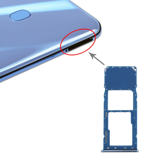 Für Galaxy A20 A30 A50 SIM-Kartenhalter + Micro-SD-Kartenhalter, Für Samsung Galaxy A20 (Single-SIM), Für Galaxy A20 (Single-SIM), Für Samsung Galaxy A20 (Single-SIM)