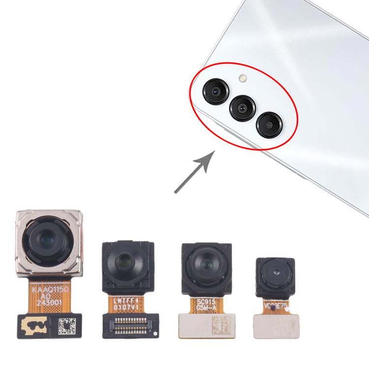For Samsung Galaxy A16 5G SM-A166P Original Camera Set (Depth + Wide + Back + Front Camera)
