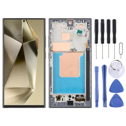 Für Samsung Galaxy S24 Ultra SM-S928B 6,72 Zoll TFT LCD Bildschirm Digitizer Kompletteinheit mit Rahmen, unterstützt keine Fingerabdruckerkennung, Für Samsung Galaxy S24 Ultra SM-S928B, Für Samsung Galaxy S24 Ultra SM-S928B 6,72 Zoll (Kein Fingerabdruck)