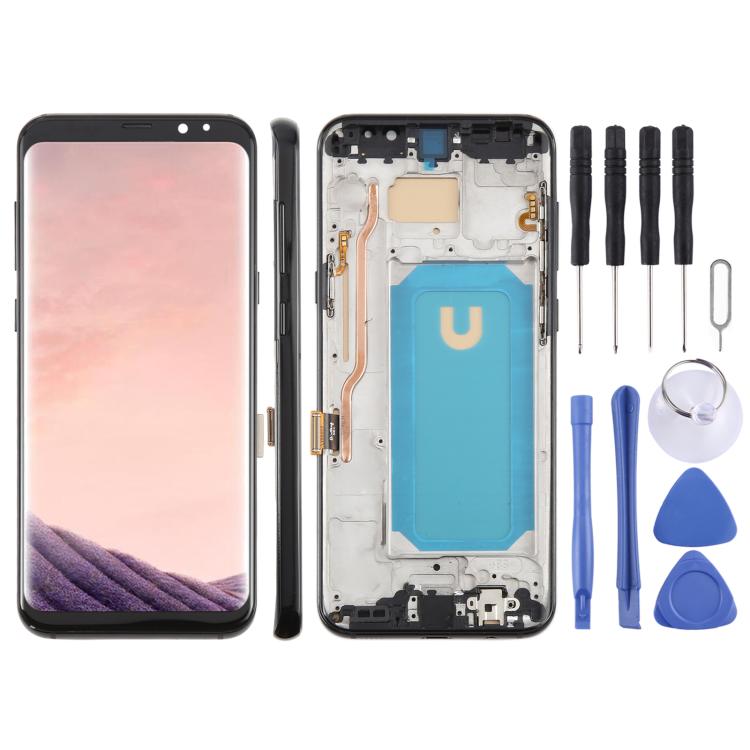 Pour Samsung Galaxy S8+ SM-G955F 6,18 pouces Écran TFT LCD Tactile Numériseur Assemblage Complet avec Cadre, Pour Samsung Galaxy S8+ SM-G955F 6,18 pouces