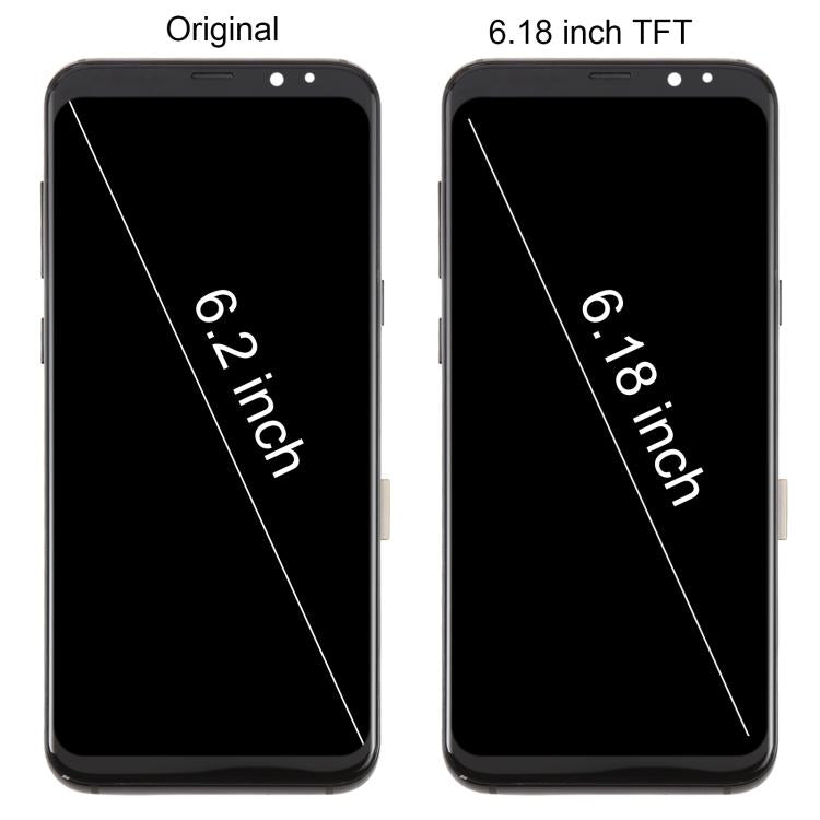 Pour Samsung Galaxy S8+ SM-G955F 6,18 pouces Écran TFT LCD Tactile Numériseur Assemblage Complet avec Cadre, Pour Samsung Galaxy S8+ SM-G955F 6,18 pouces