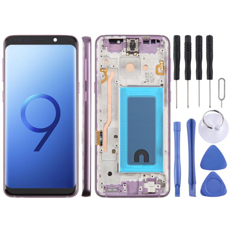 For Samsung Galaxy S9 SM-G960F 5.7 inch TFT LCD Screen Digitizer Full Assembly with Frame