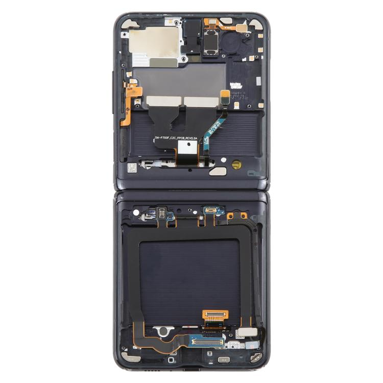 Pour Samsung Galaxy Z Flip SM-F700 Écran LCD Numériseur Assemblage complet avec cadre, Pour Samsung Galaxy Z Flip