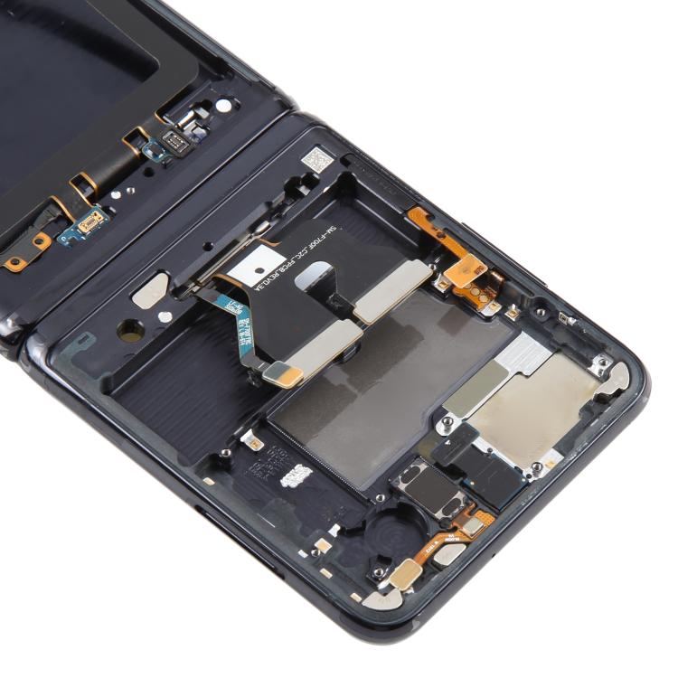 Pour Samsung Galaxy Z Flip SM-F700 Écran LCD Numériseur Assemblage complet avec cadre, Pour Samsung Galaxy Z Flip