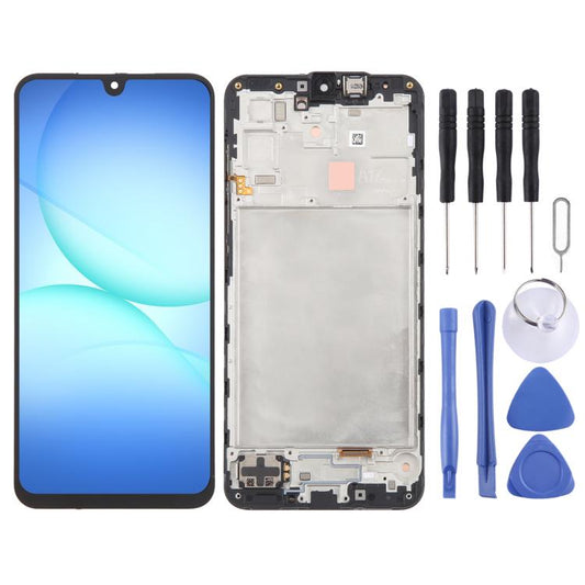 For Samsung Galaxy A17 4G SM-A175 Original LCD Screen Digitizer Full Assembly with Frame, For Samsung Galaxy A17 4G(Original)