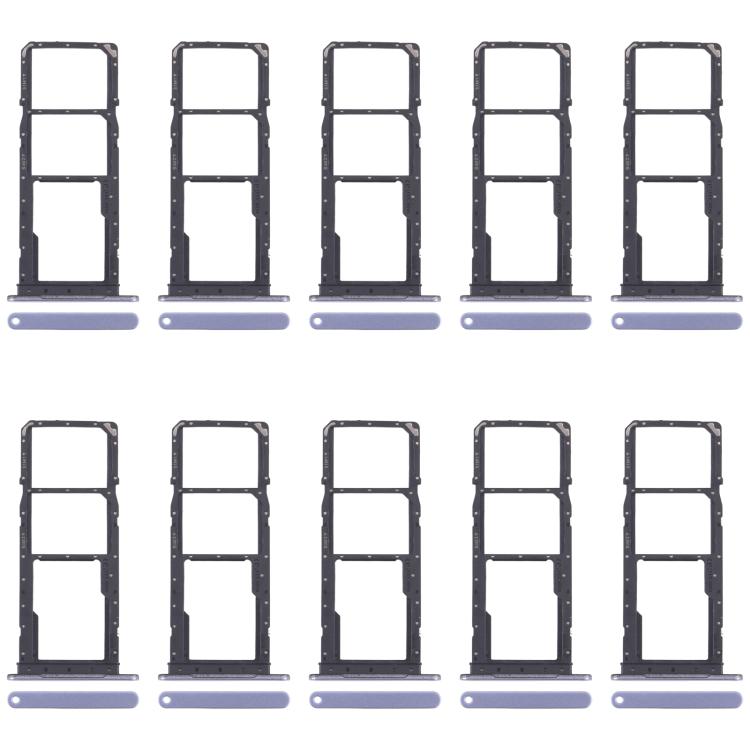 For Samsung Galaxy A07 4G SM-A075F Original 10pcs SIM Card Tray + SIM Card Tray + Micro SD Card Tray