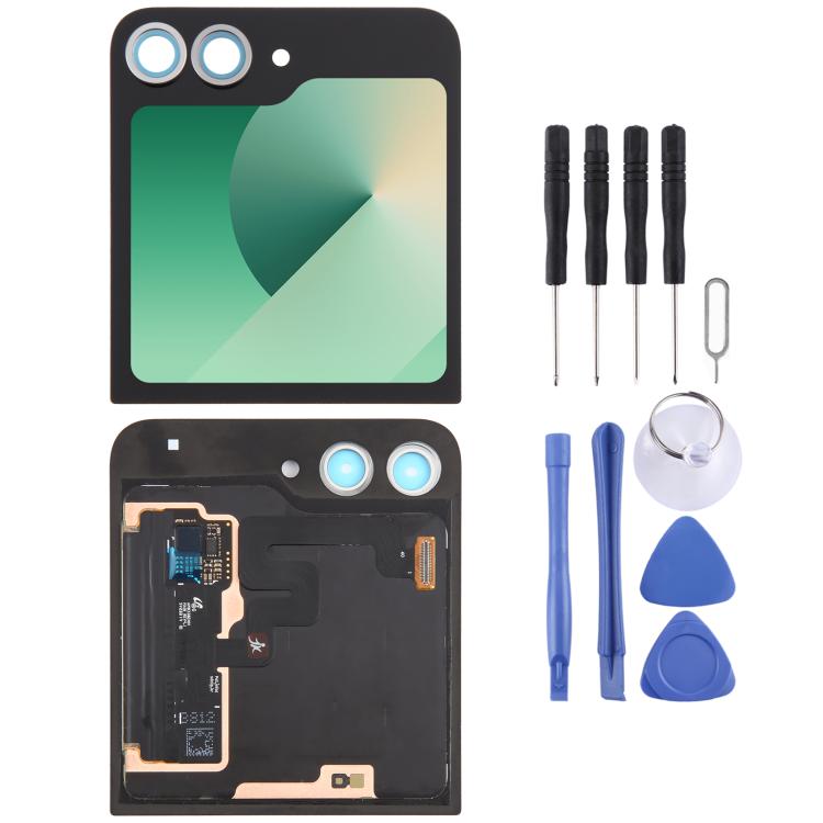 For Samsung Galaxy Z Flip6 SM-F741B Original LCD Secondary Screen Digitizer Full Assembly with Camera Lens Cover